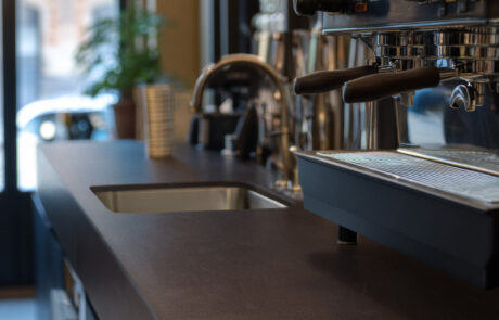 Corian Artista Mocha i restaurant